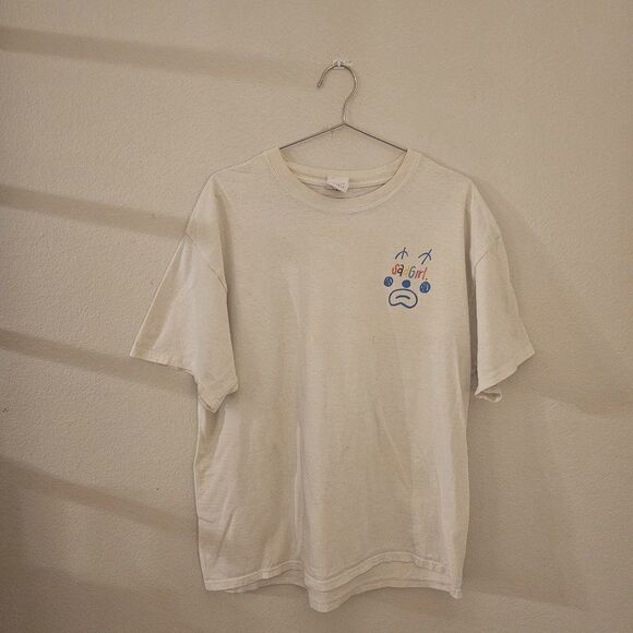 Vintage Sad Girl Tee Sz L - Picture 1 of 4
